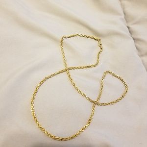 20in 14k gold chain